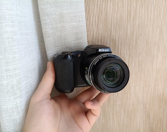Nikon Coolpix L810 Black 16.1MP digital compact camera WORKing Full Set