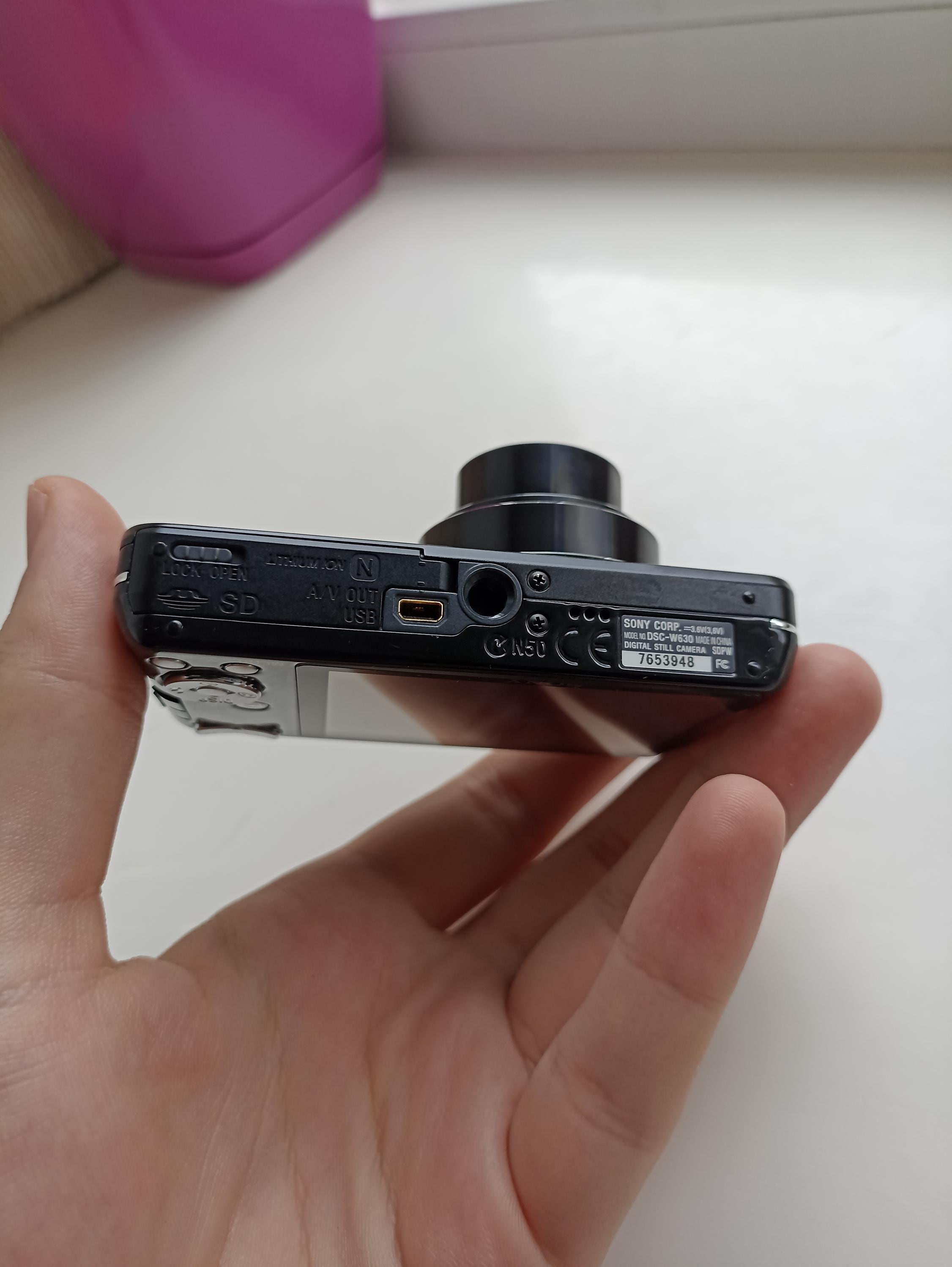 Sony Cyber-shot DSC-W630 Black 16.1MP Digital Compact Camera