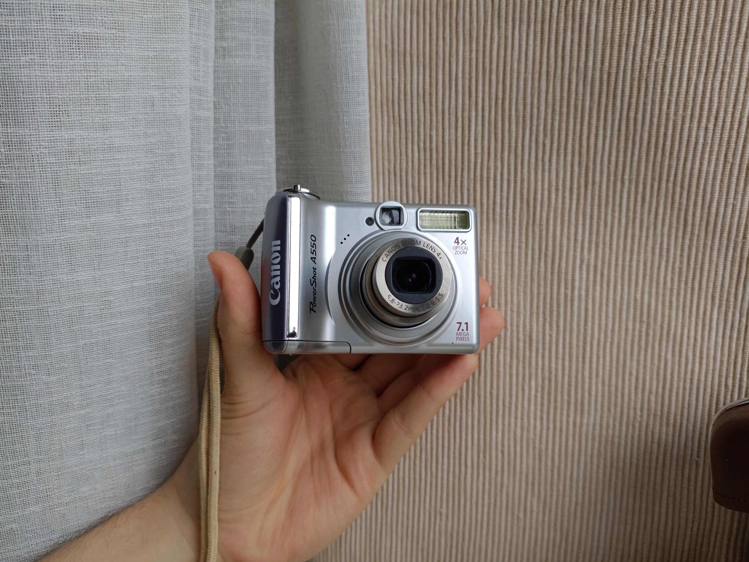 Digital Camera Canon Powershot A550 Silver, Working, Full Set - Etsy