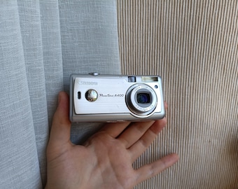 Digital Camera Canon PowerShot A400 Silver, Working, Full Set