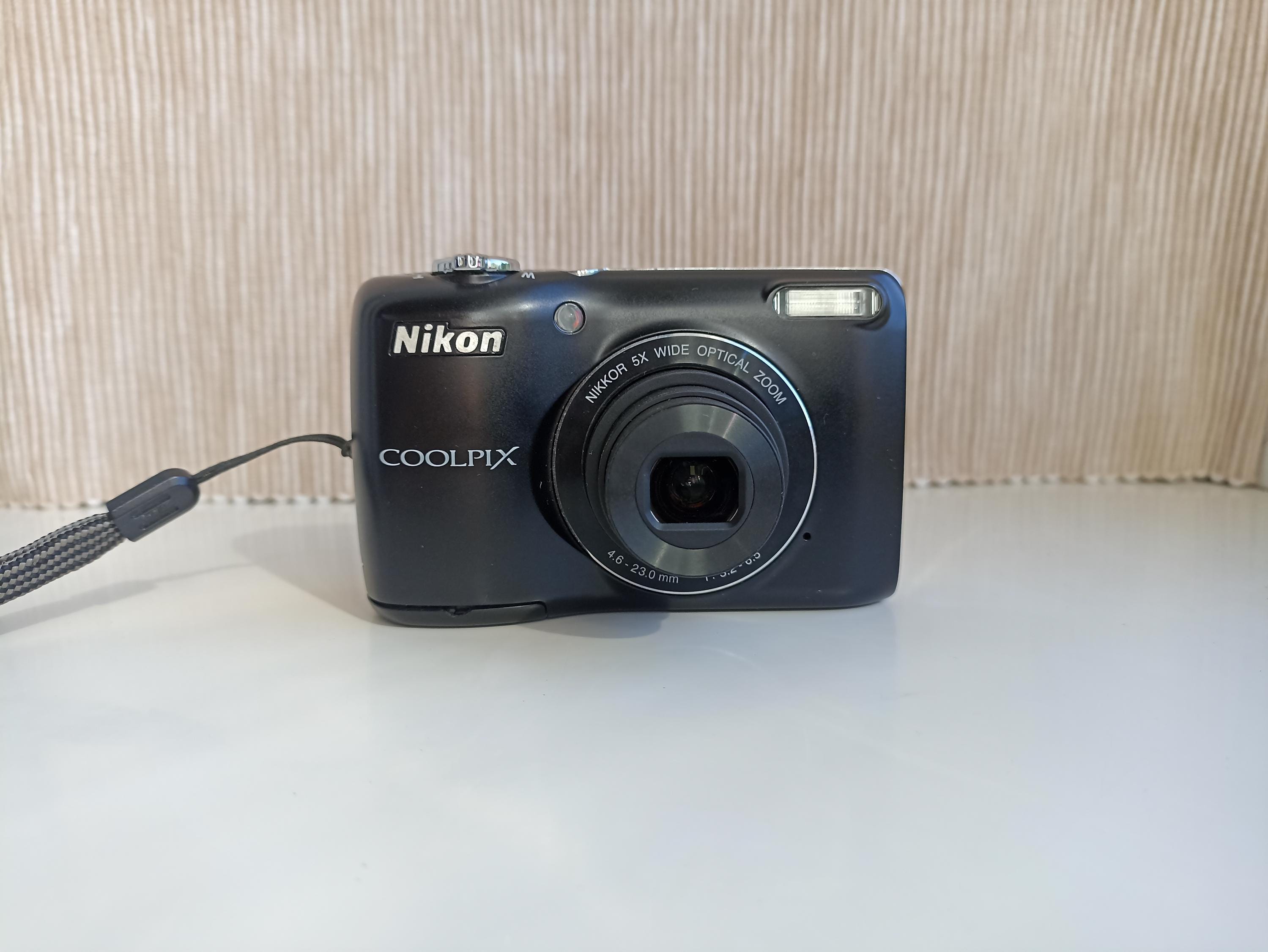 Nikon Coolpix L26 Black 16.1MP Digital Compact Camera Working Full