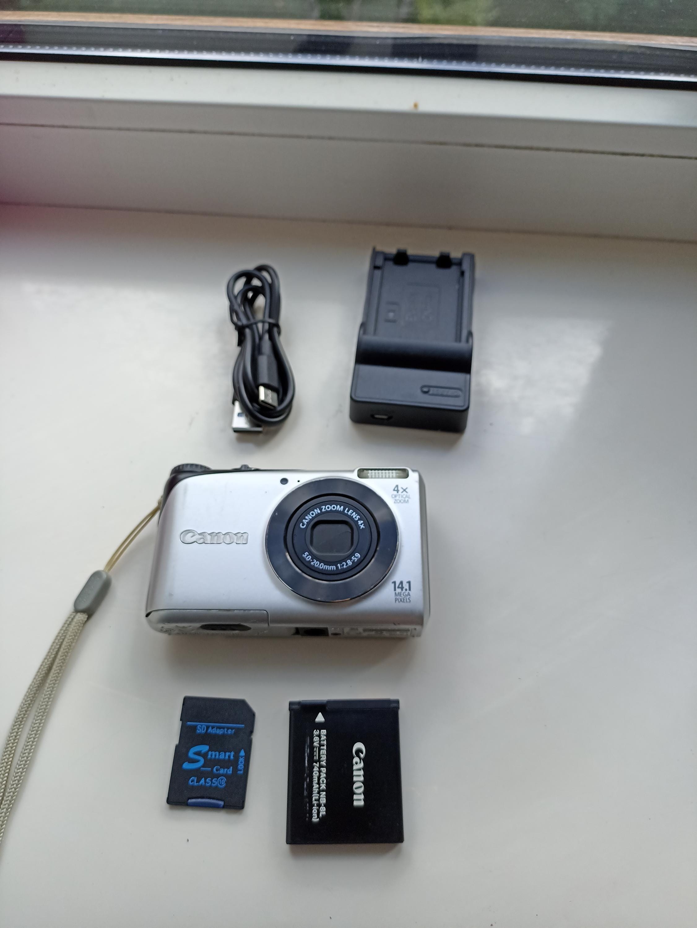 Canon Powershot A2200 HD Silver 14.1MP Digital Compact Camera