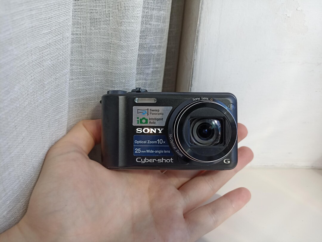 Sony Cybershot DSC-H55 Black Digital Compact Camera Working