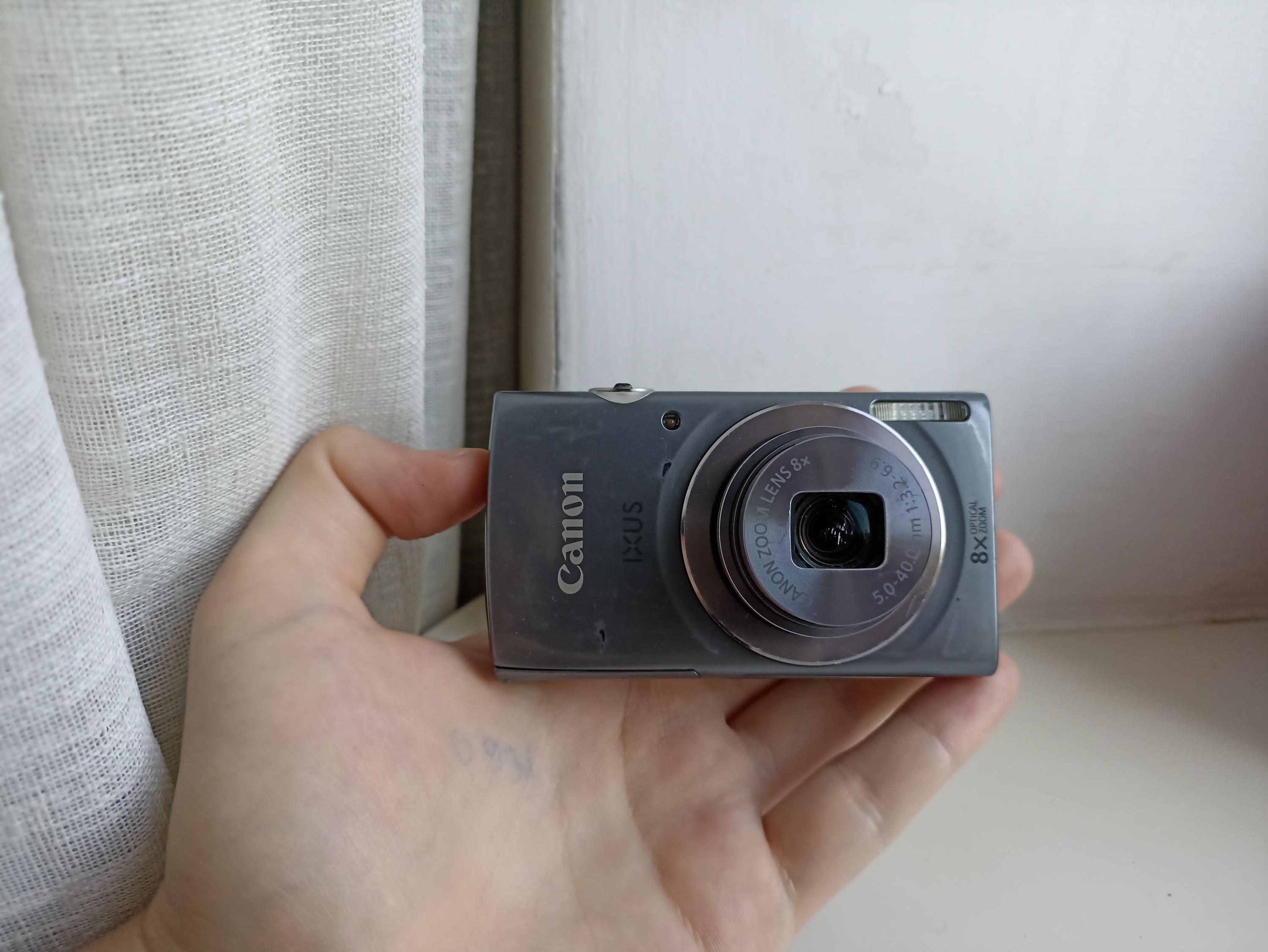 Canon IXUS 160 Silver 20.0MP digital compact camera WORKing FULL set
