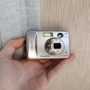 Fujifilm FinePix A350 Silber 5,2 MP digitale Kompaktkamera xd Karte ARBEITET FULL Set