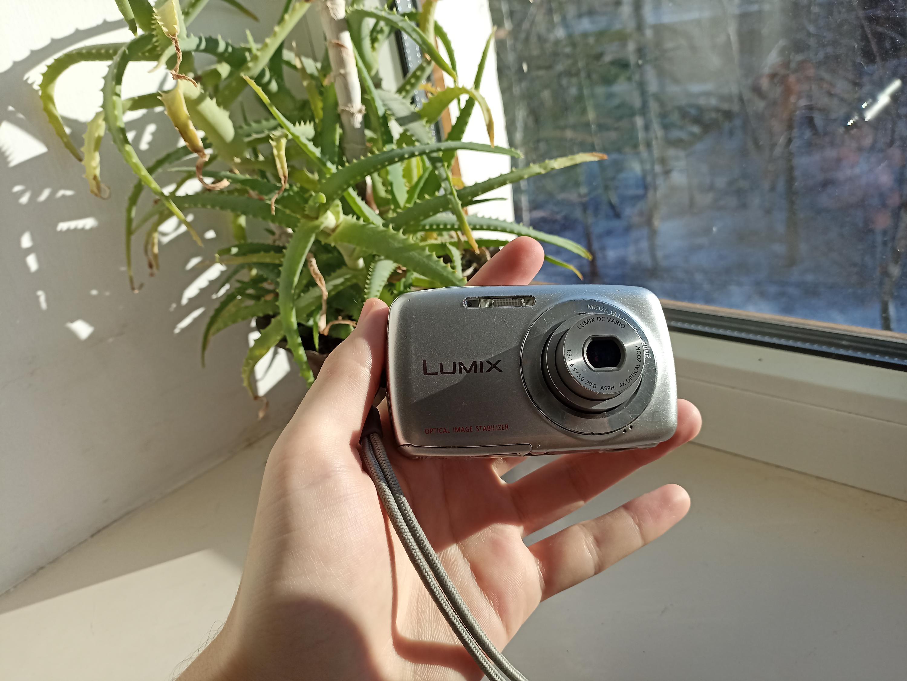 Panasonic DMC-S1 Silver Digital Compact Camera Working Full