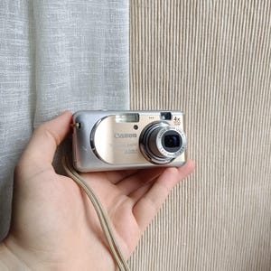 【超美品】Canon PowerShot A430 デジカメ　希少　シルバー Canon Powershot A430 - Etsy