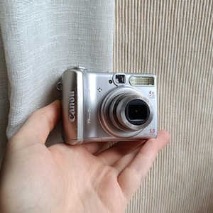 Canon PowerShot A530 シルバー 5.0MP デジタルコンパクトカメラ 動作確認済み フルセット 必ずお読みください!