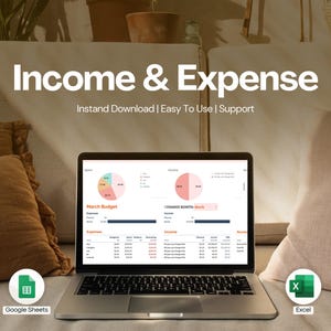Excel & Google Sheets Budget Spreadsheet | Personal Finance Tracker | Paycheck Budget and Savings Planner