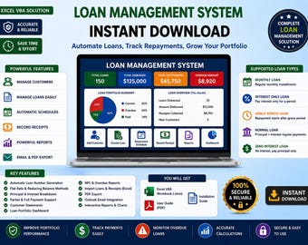 Loan Management System – Powered by VBA in Excel