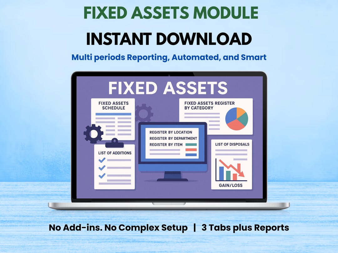 Fixed Assets Register Module - Etsy UK