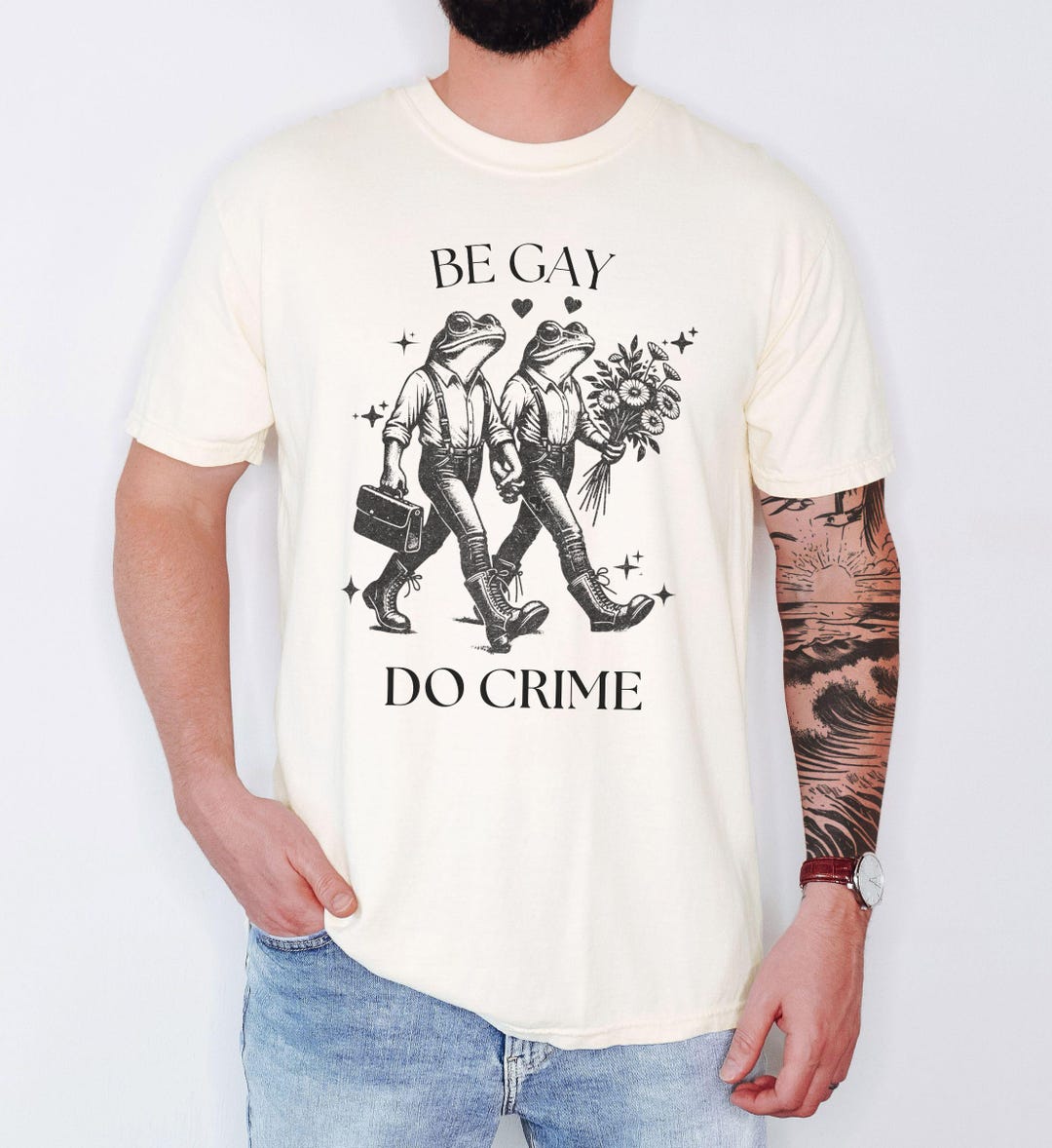 Be Gay Do Crime Shirt Protest Pride Month Lgbtq T Shirt Lesbian Queer ...