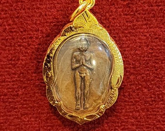 Authentic Ai Khai Coin Amulet,Wat Chedi Talisman,Powerful Thai Amulet for Wealth, Luck,Protect,Business,Sales Luck,Sacred Buddhist Talisman