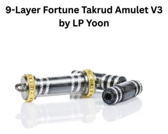 9-Layer Fortune Takrud Amulet V3 | Blessed Thai Buddhist Amulet | LP Yoon Wat Nong Pa Mak | Wealth Luck Protection Charm Gift