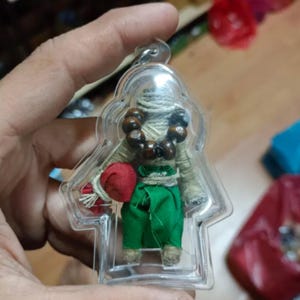 Niezwykle potężny tajski amulet z lalką ducha, święty wojownik Muay Thai Hoon Payon od mistrza Loy, Ayutthaya, ochrona, bogactwo, oddanie