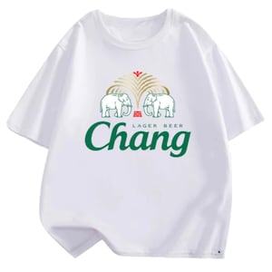 Chang Beer Tee, Thai Chang Beer Thailand Elephant Design Meme Gift Tee,Elephant Tee, Cotton tee,Bangkok Thailand Elephant Retro Cool Top Tee
