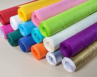Damask Paper Roll Tablecloth - Size 7 Mt. X 120 Cm. - Various Colors