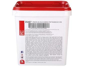 Modecor White Pop Sugar Paste 5kg