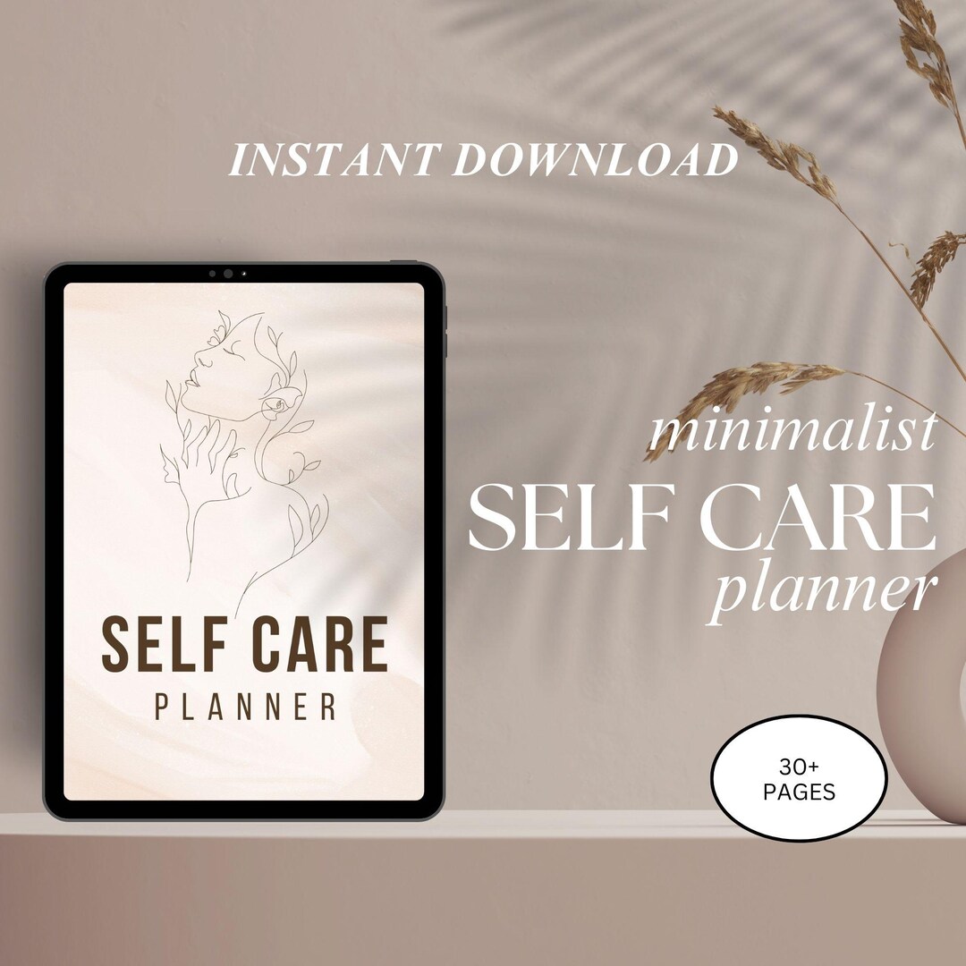 Self Care Planner | Minimalist Planner | Digital Planning | Selfcare ...
