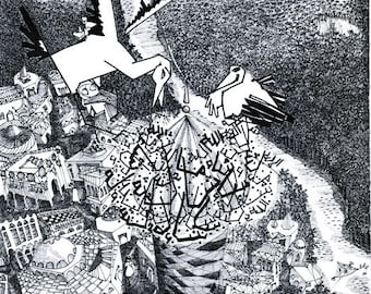 Storks, Baghdad, Birds, Iraqi Culture, Ethnic Art, Middle East, Arab Arts, Baghdad, Iraqi Culture, Folk Arab Art, Exotic