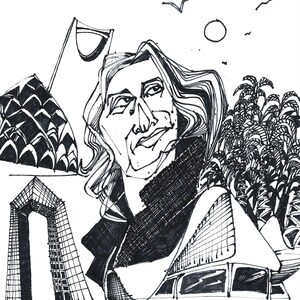 Zaha Hadid, Iraqi Icon, Iraqi Architect, International Architect, Portraiture, Designer, Artist, Deconstructivist, London Aquatic Center