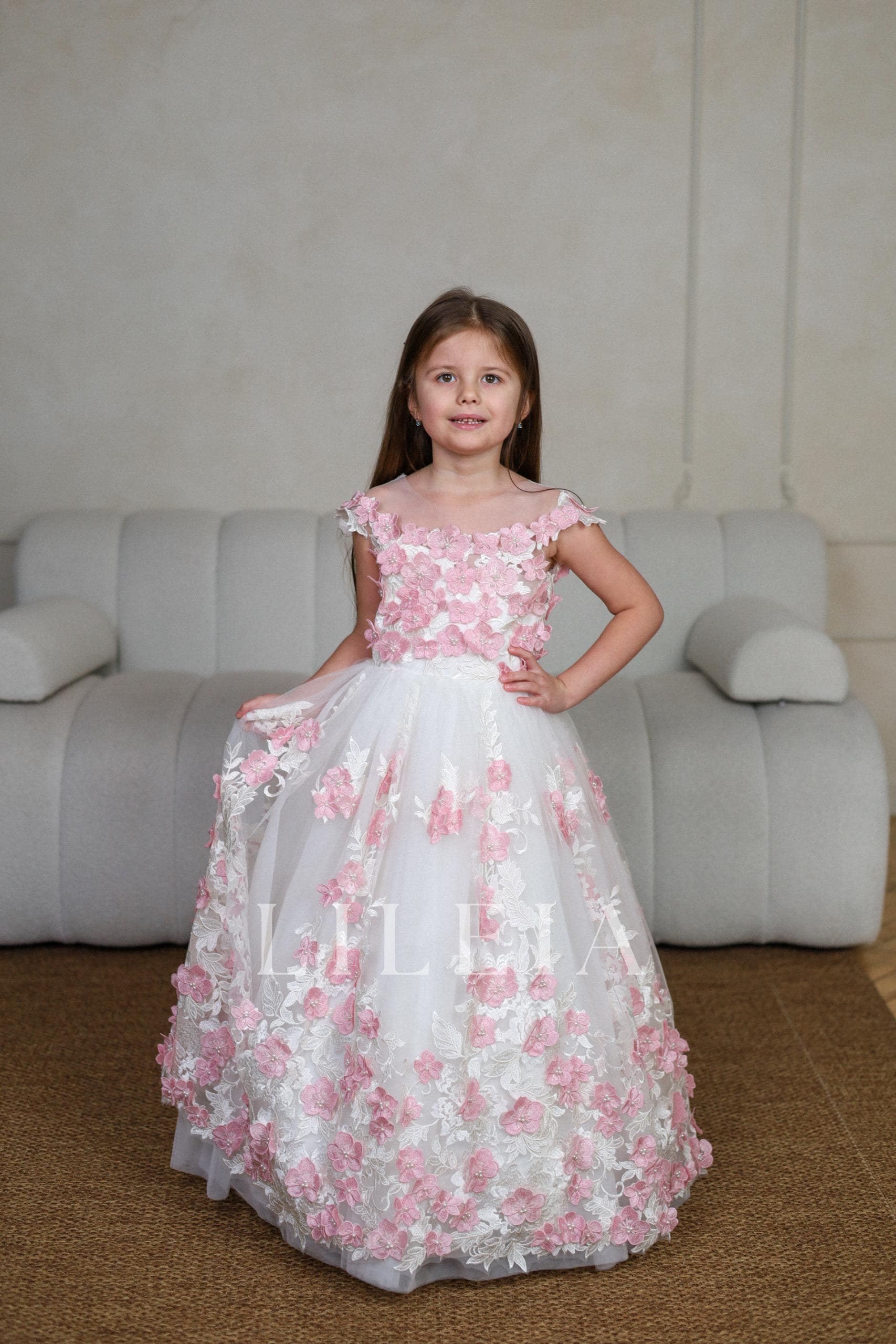 Junior Bridesmaid Pink Dress - Etsy