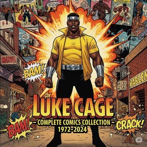 Luke Cage Comics Collection 1972–2024, luke cage tpb, luke cage issues, luke cage annuals, Lke cage novels, luke cage magazine,Comics bundle