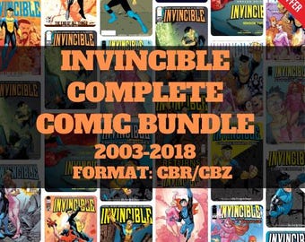 Invincible Comic Book Collection, DC Comics, Comic-Bücher-Bundle, Invincible 2003 bis 2018, Superhelden-Serie, Invincible Compendium One, 20GB