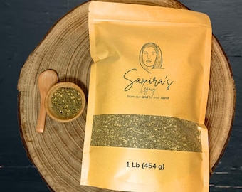 Lebanese Zaatar (Wild thyme, Sumac, Sesame Seeds, Salt)