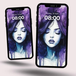 Smartphone wallpaper iPhone Wallpaper Samsung Wallpaper Aesthetic Minimal wallpaper Lock Screen Instant download Digital download