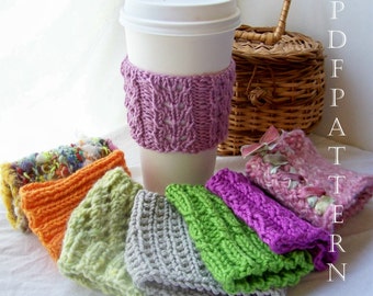 8 Cup Cuddlers Instant Download PDF Knitting Patterns - Series I