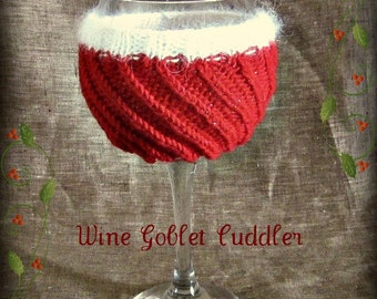 Wine Goblet Instant Download PDF Knitting Pattern