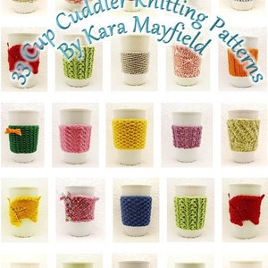33 Cup Cuddler Knitting Patterns - PDF Ebook