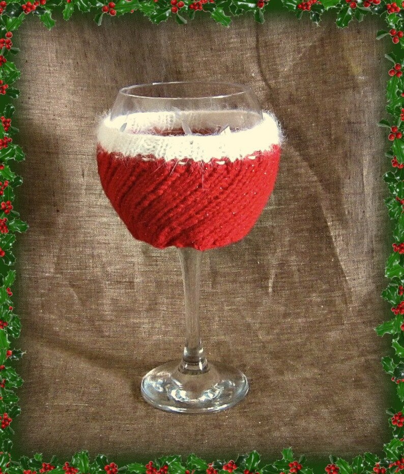 Wine Goblet Instant Download PDF Knitting Pattern image 4