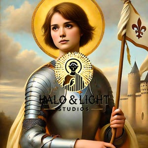 Saint Joan of Arc Portrait: Renaissance Catholic Art (Digital Download)