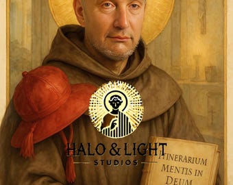 St. Bonaventure The Seraphic Doctor of the Church Catholic Digital Art Download