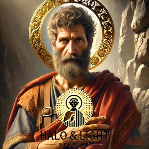 Heiliger Simon der Zelot katholische digitale Kunst-Druck