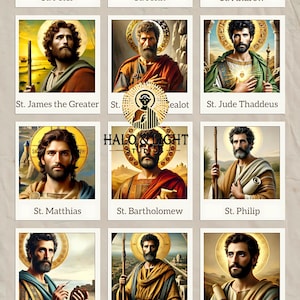 The 12 Disciples of Jesus Christ – Portrait Collection