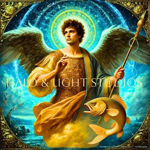 Saint Raphael the Archangel Digital Print | Catholic Wall Art | Instant Download