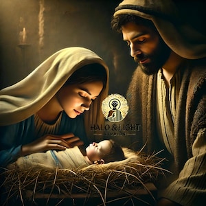 The Nativity Catholic Digital Art Download