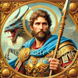 Saint George and The Dragon: Renaissance Catholic Art (Digital Download)