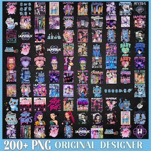 200+ Saja Boys Boy Band PNG Bundle, Girl Dinner Png, Kpop Demon Inspired Movie SVG, Demon Hunters png, Kpop Shirt Sublimation Designs