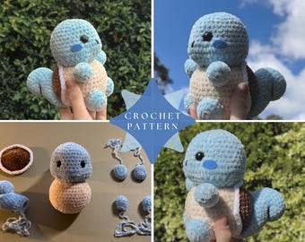 Crochet Squirtle PDF Pattern