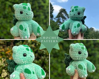 Crochet Bulbasaur PDF Pattern