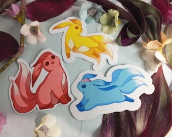 Summoner's Carbuncles - Final Fantasy XIV - 6cm Waterproof Vinyl Sticker