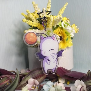 Moogle Final Fantasy - 3&quot; Acrylic Keychain