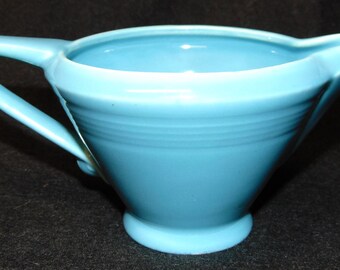 Vintage Homer Laughlin Harlequin Blue Gravy Boat
