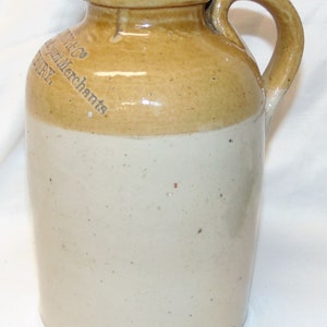 Whiskey Crock Bottle Fielder and Co Grocers Wine & Spirit Merchant Newbury