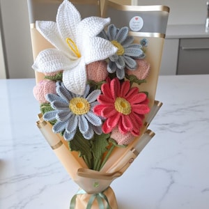 Handmade Flower Bouquet Blanket - Etsy