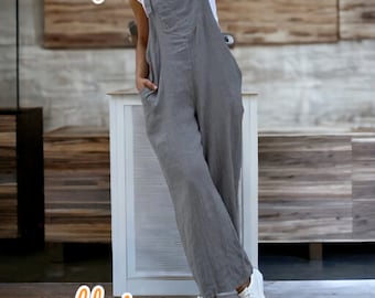 Women's Jumpsuits Rompers Chic Summer Women Elegant Wide Leg Jump Suit One  Piece Bodysuits Overalls Full Body Jumpsuit Trousers Evening Jumpsuits